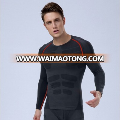 Private Label Fitness Wear Men Long Sleeve T Shirt Gym Wear TS04