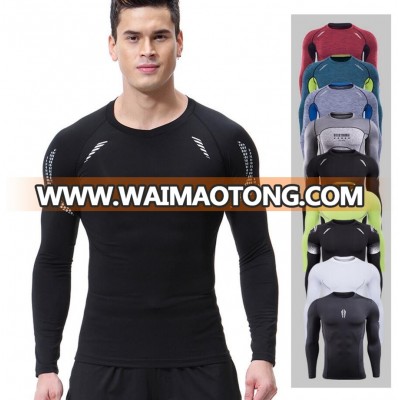 Sport Tshirt Long Sleeve Men Gym Wear Running Tshirt